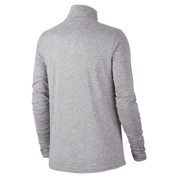 Nike Women's Element 1/2 Zip Top - Smoke Grey/Lt Smoke Grey/Reflective Silver - Image 2