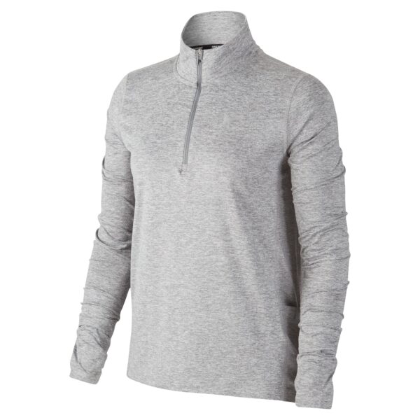 Nike Women's Element 1/2 Zip Top - Smoke Grey/Lt Smoke Grey/Reflective Silver