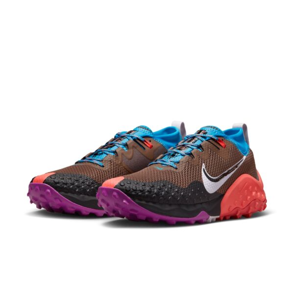 Nike Men's Wildhorse 7 - Ironstone/Barely Grape/Laser Blue/Black - Image 3