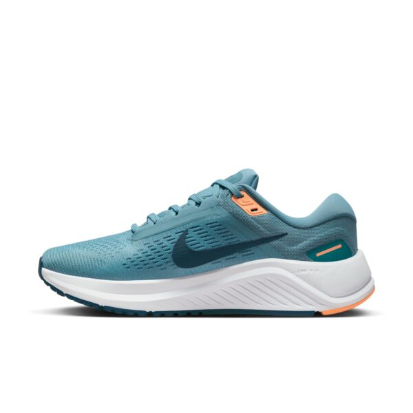 Nike Women's Air Zoom Structure 24 - Cerulean/Valerian Blue/Bright Spruce - Image 2