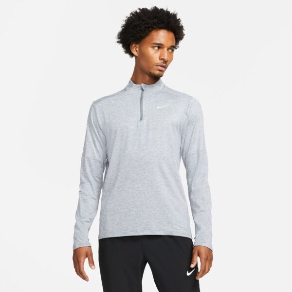Nike Men's Dri-FIT Element 1/2 Zip Top - Smoke Grey/Grey Fog/Htr/Reflective Silv