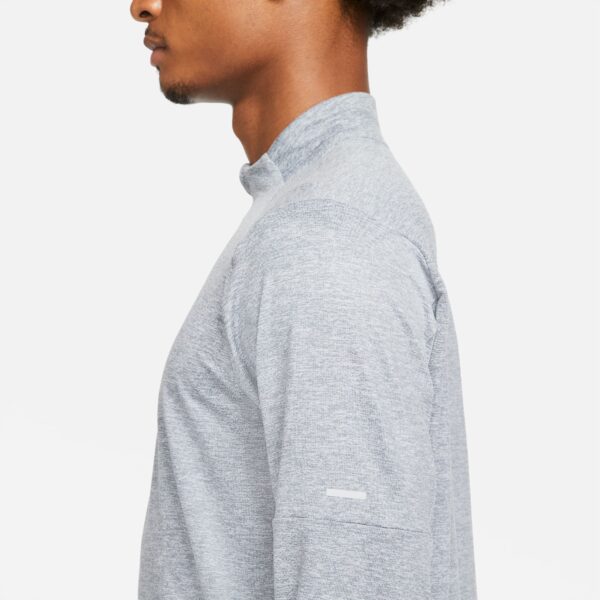 Nike Men's Dri-FIT Element 1/2 Zip Top - Smoke Grey/Grey Fog/Htr/Reflective Silv - Image 5