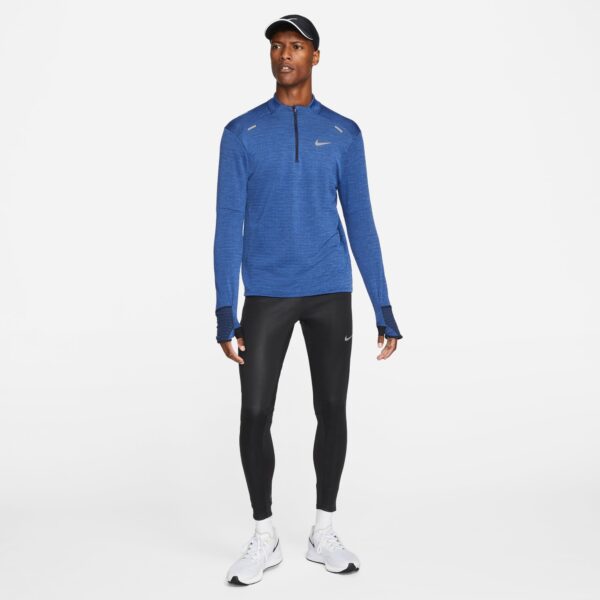 Nike Men's Therma-FIT Repel Element 1/4 Zip Top - Obsidian/Game Royal/Htr/Reflective Silv