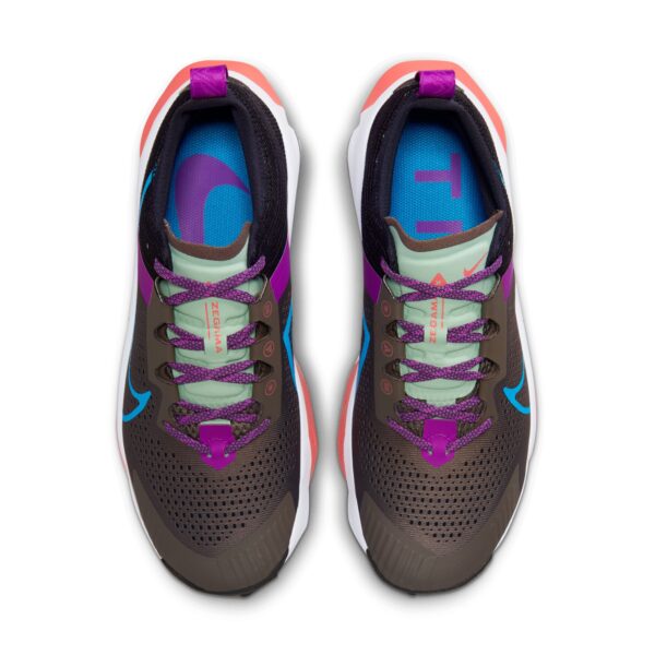 Nike Men's ZoomX Zegama - Ironstone/Laser Blue/Black/Vivid Purple - Image 5