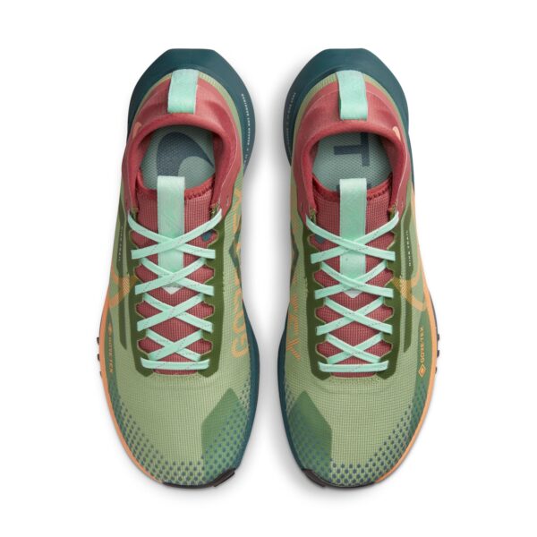 Nike Women's React Pegasus Trail 4 GTX - Alligator/Orange Trance/Mint Foam - Image 5