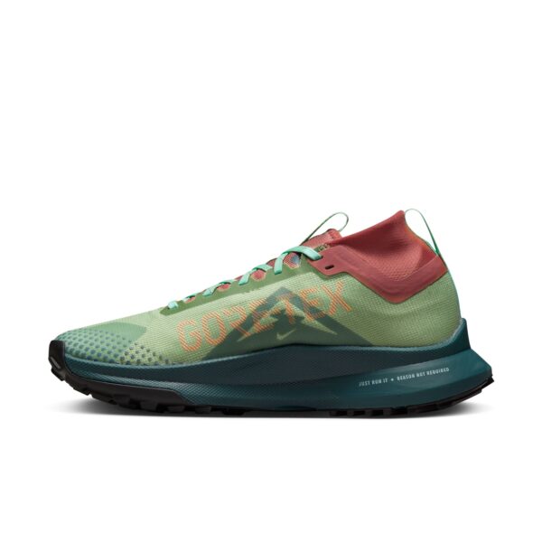 Nike Women's React Pegasus Trail 4 GTX - Alligator/Orange Trance/Mint Foam - Image 2