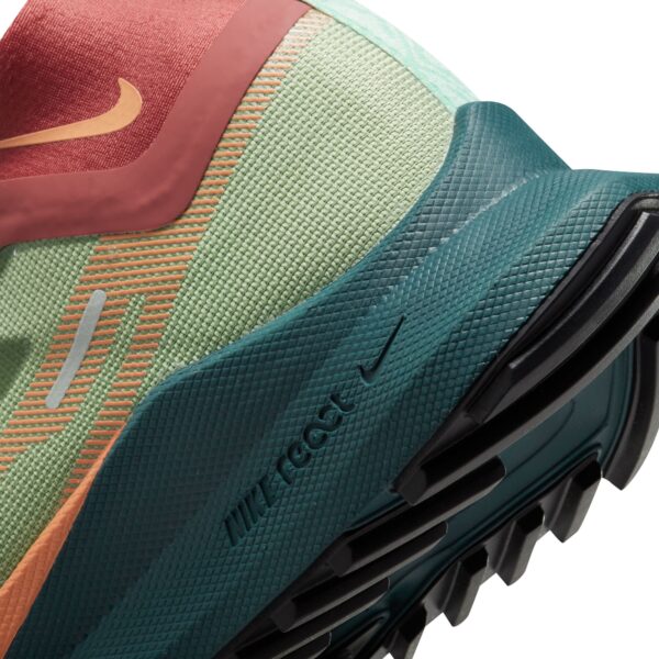 Nike Women's React Pegasus Trail 4 GTX - Alligator/Orange Trance/Mint Foam - Image 9