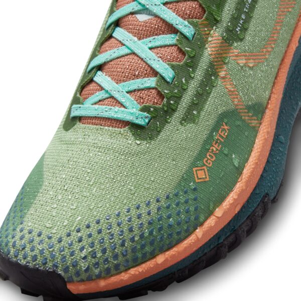 Nike Women's React Pegasus Trail 4 GTX - Alligator/Orange Trance/Mint Foam - Image 8