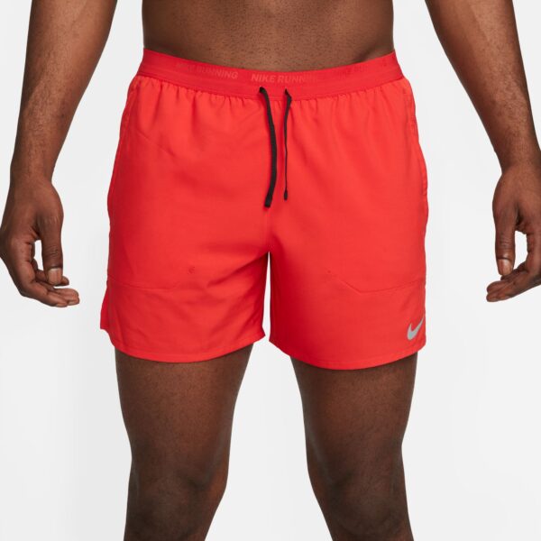 Nike Men's Stride 5" Brief-Lined Shorts - University Red/Black/Reflective Silv