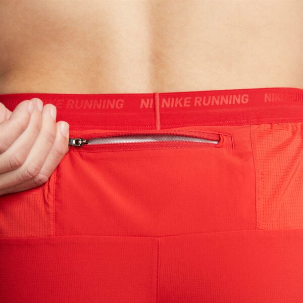 Nike Men's Stride 7" Brief-Lined Shorts - University Red/Black/Reflective Silv - Image 4