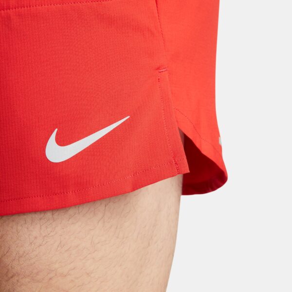 Nike Men's Stride 7" Brief-Lined Shorts - University Red/Black/Reflective Silv - Image 6