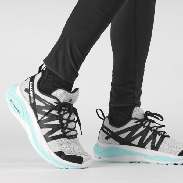 Salomon Men's Glide Max - Lunar Rock/Black/Tanager Turquoise - Image 2
