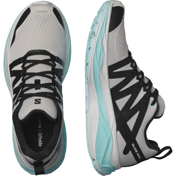 Salomon Men's Glide Max - Lunar Rock/Black/Tanager Turquoise - Image 8