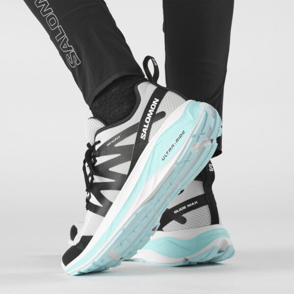Salomon Men's Glide Max - Lunar Rock/Black/Tanager Turquoise - Image 3