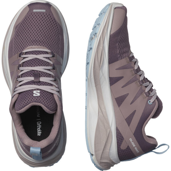 Salomon Women's Glide Max - Moonscape/White/Angel Falls - Image 8