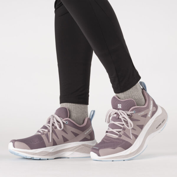 Salomon Women's Glide Max - Moonscape/White/Angel Falls - Image 3