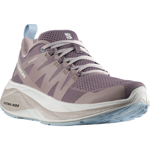 Salomon Women's Glide Max - Moonscape/White/Angel Falls - Image 4