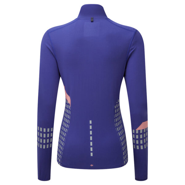 Ronhill Women's Afterhours 1/2 Zip Tee - Indigo/Blush/Reflective - Image 2
