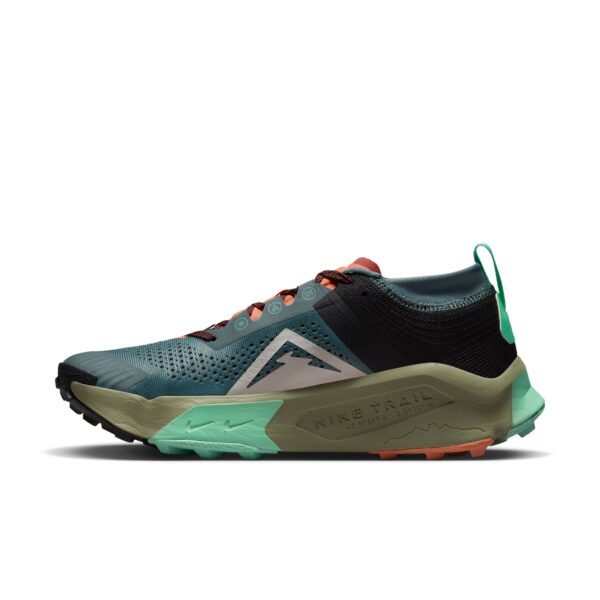Nike Men's ZoomX Zegama - Mineral Slate/Light Bone/Black - Image 2