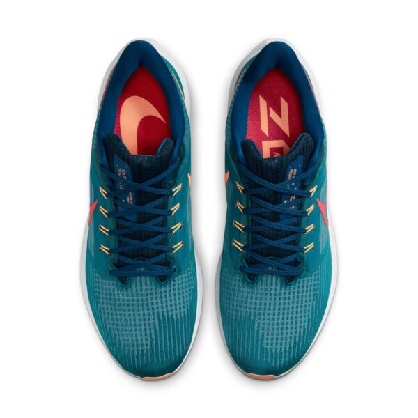 Nike Men's Air Zoom Pegasus 39 - Bright Spruce/Lt Crimson/Valerian Blue - Image 6
