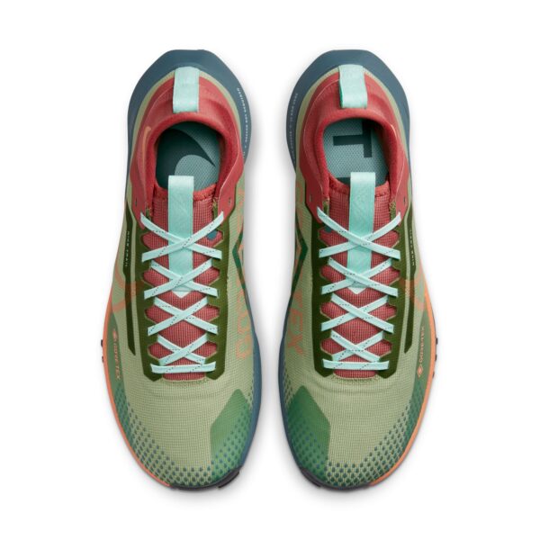 Nike Men's React Pegasus Trail 4 GTX - Alligator/Orange Trance/Mint Foam - Image 5