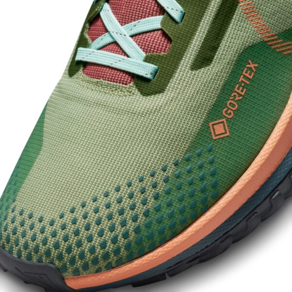 Nike Men's React Pegasus Trail 4 GTX - Alligator/Orange Trance/Mint Foam - Image 7