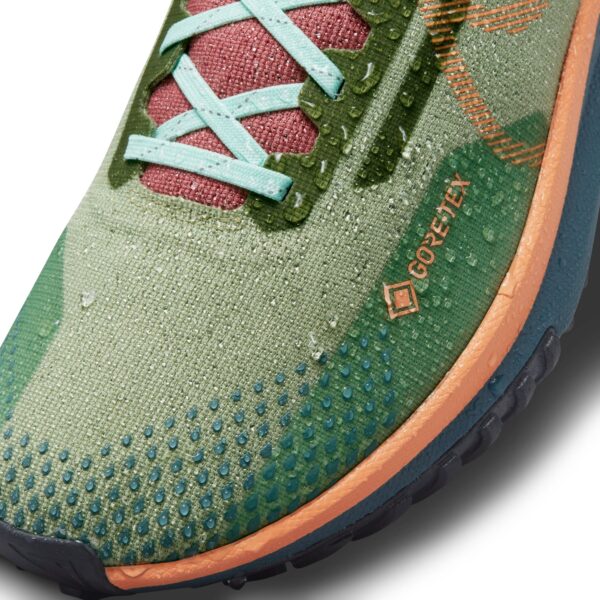 Nike Men's React Pegasus Trail 4 GTX - Alligator/Orange Trance/Mint Foam - Image 8