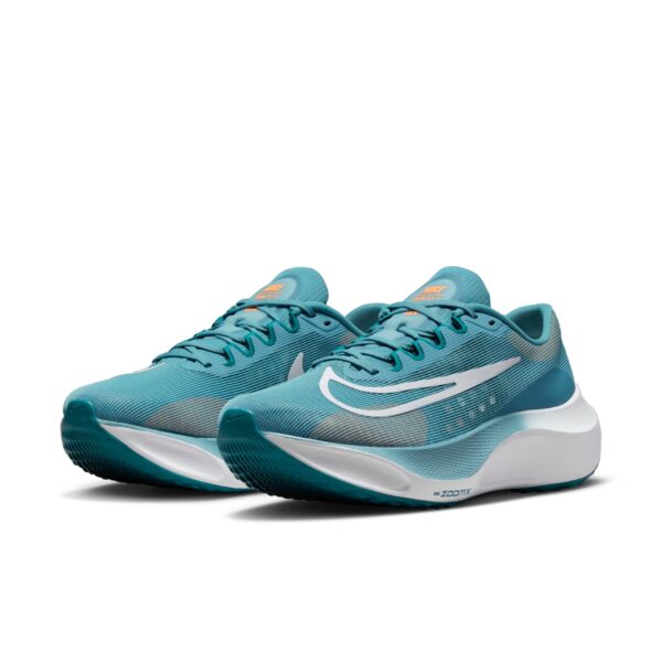 Nike Men's Zoom Fly 5 - Cerulean/White/Bright Spruce/Peach Cream - Image 3