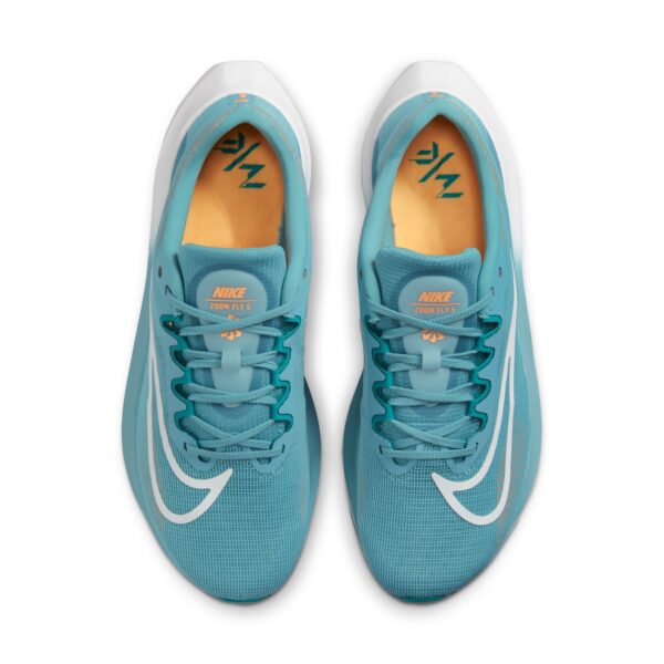 Nike Men's Zoom Fly 5 - Cerulean/White/Bright Spruce/Peach Cream - Image 6