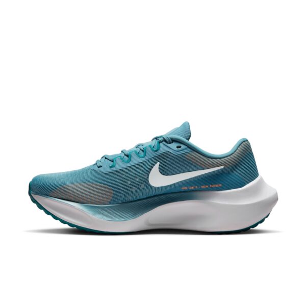 Nike Men's Zoom Fly 5 - Cerulean/White/Bright Spruce/Peach Cream - Image 2