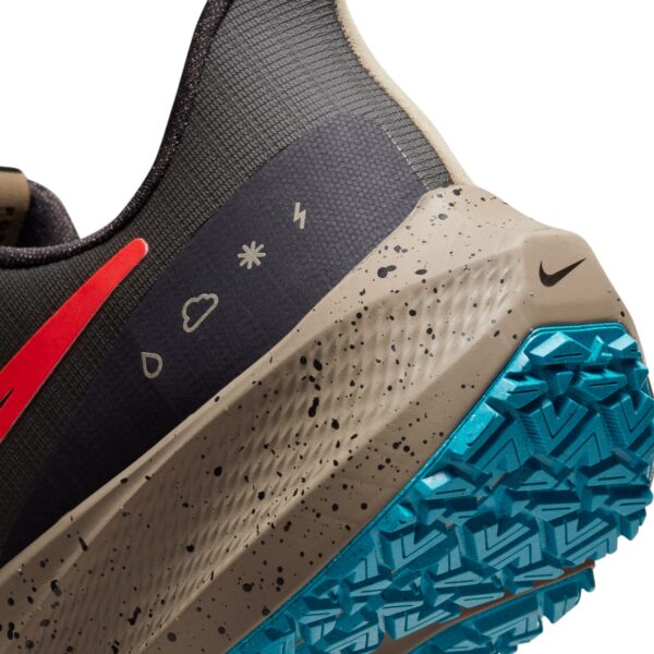 Nike Men's Air Zoom Pegasus 39 Shield - Medium Ash/Bright Crimson/Khaki - Image 9