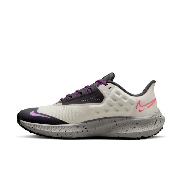 Nike Women's Air Zoom Pegasus 39 Shield - Light Bone/Vivid Purple/Cobblestone - Image 2
