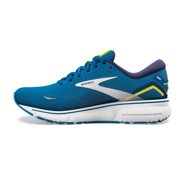 Brooks Men's Ghost 15 - Blue/Nightlife/White - Image 2