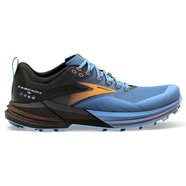 Brooks Women's Cascadia 16 - Blue/Black/Yellow