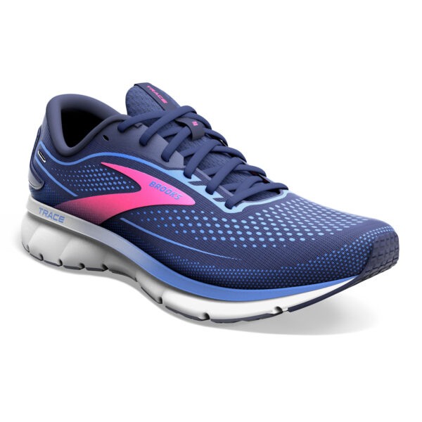 Brooks Women's Trace 2 - Peacoat/Blue/Pink - Image 2