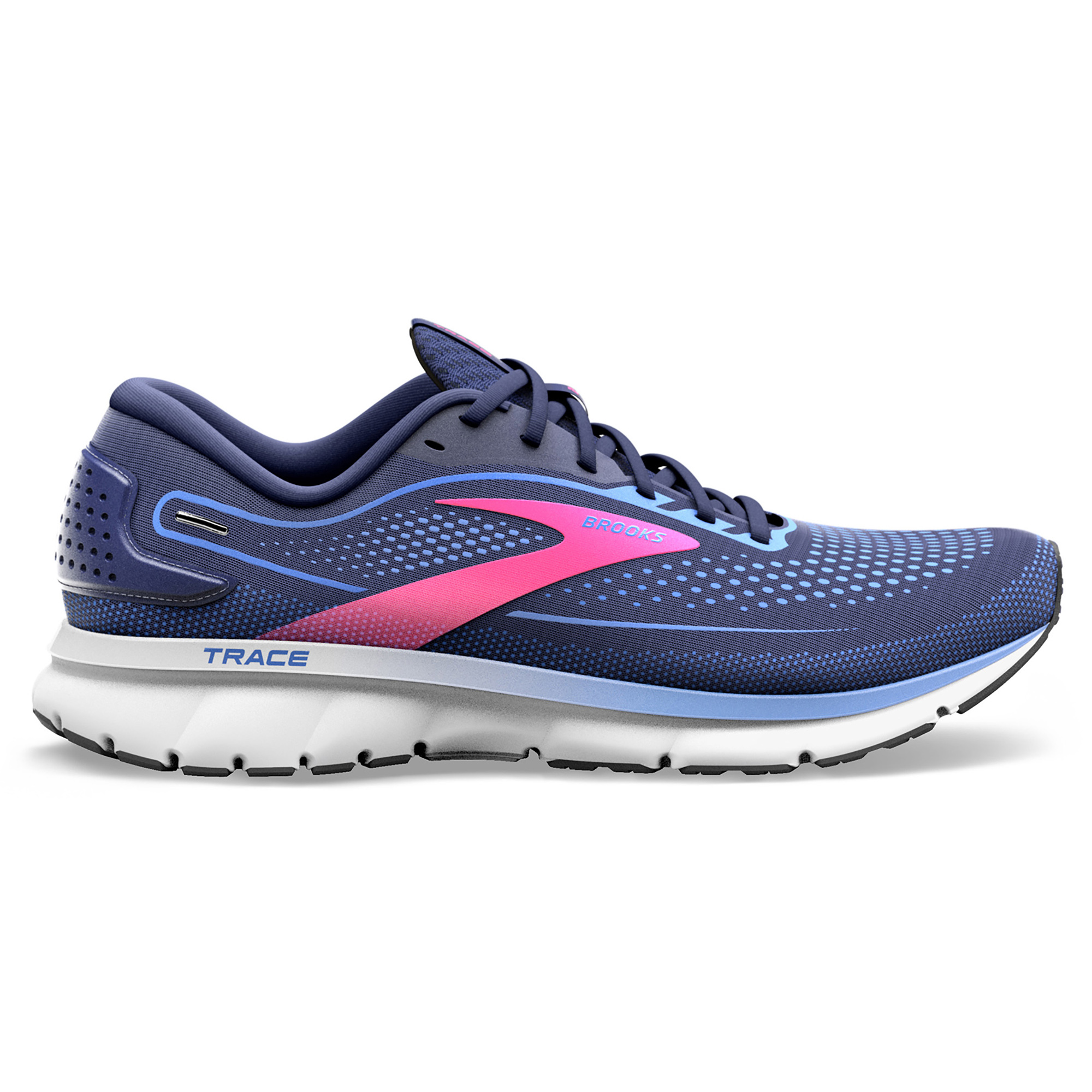 Brooks Women s Trace 2 Peacoat Blue Pink Running Bath