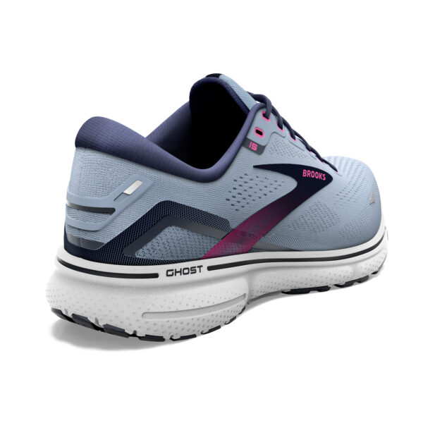 Brooks Women's Ghost 15 - Kentucky Blue/Peacoat/Pink - Image 4