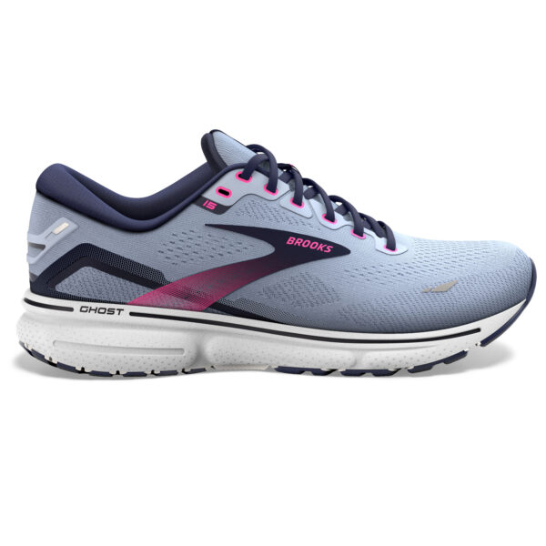 Brooks Women's Ghost 15 - Kentucky Blue/Peacoat/Pink