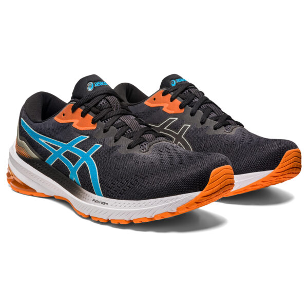 Asics Men's GT-1000 11 - Black/Island Blue - Image 3