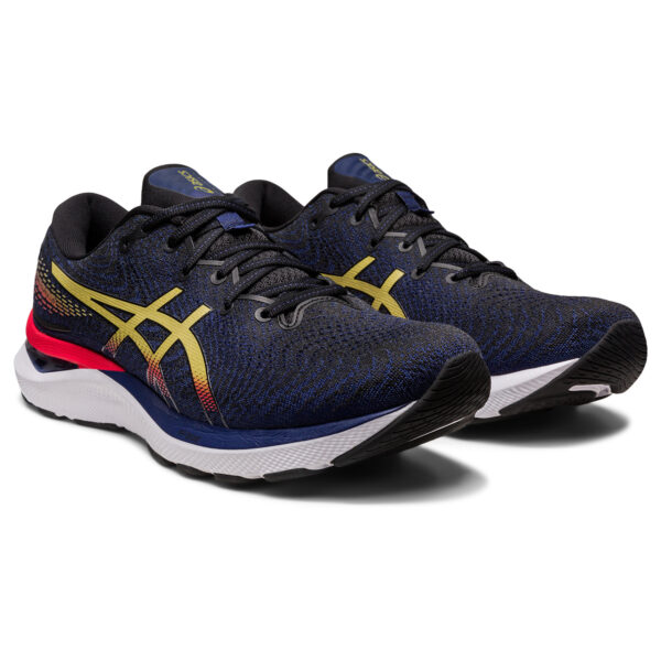 Asics Men's Gel-Cumulus 24 - Black/Olive Oil - Image 3