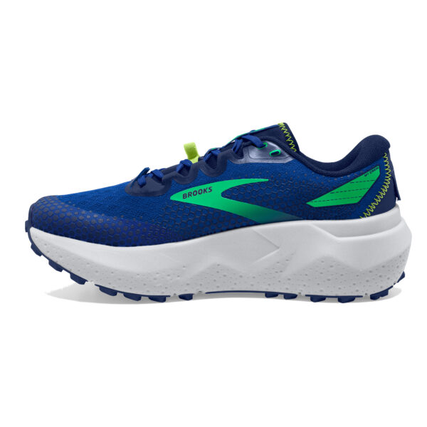 Brooks Men's Caldera 6 - Blue/Surf the Web/Green - Image 2