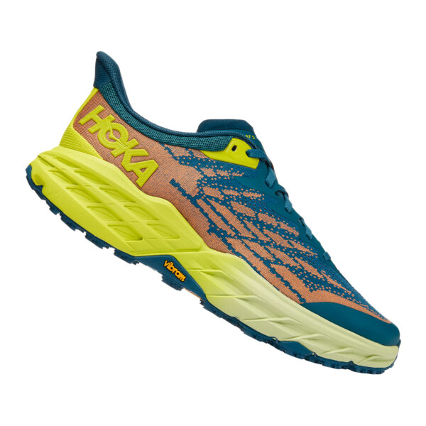 Hoka Men's Speedgoat 5 - Blue Coral / Evening Primrose - Image 4
