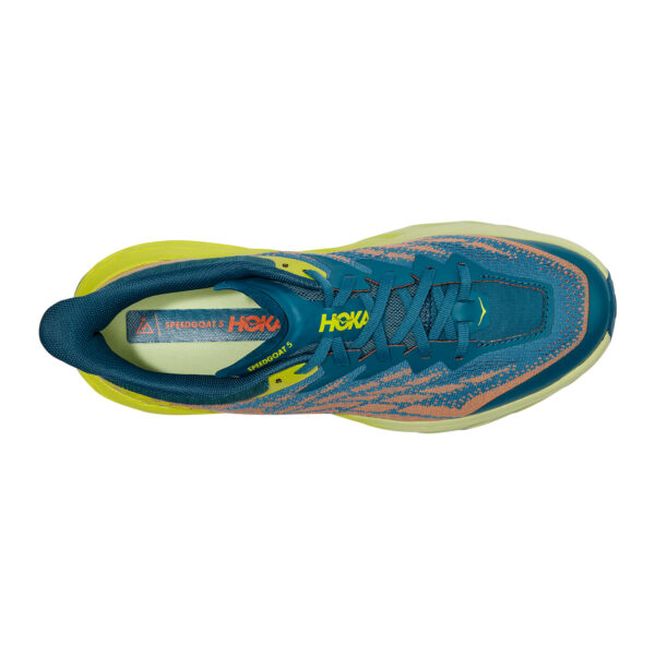 Hoka Men's Speedgoat 5 - Blue Coral / Evening Primrose - Image 7