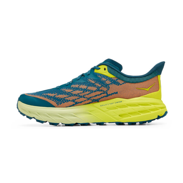 Hoka Men's Speedgoat 5 - Blue Coral / Evening Primrose - Image 2