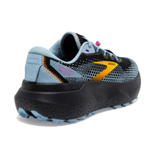 Brooks Women's Caldera 6 - Black/Blue/Yellow - Image 4