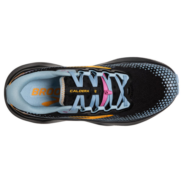 Brooks Women's Caldera 6 - Black/Blue/Yellow - Image 5