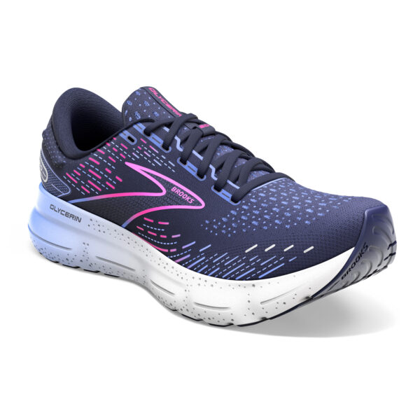 Brooks Women's Glycerin 20 - Peacoat/Blue/Pink - Image 3