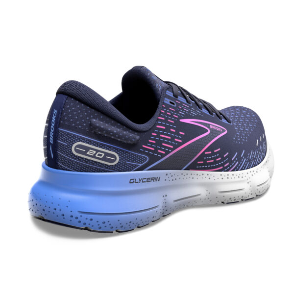 Brooks Women's Glycerin 20 - Peacoat/Blue/Pink - Image 4