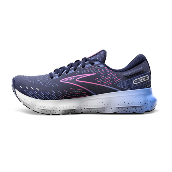 Brooks Women's Glycerin 20 - Peacoat/Blue/Pink - Image 2