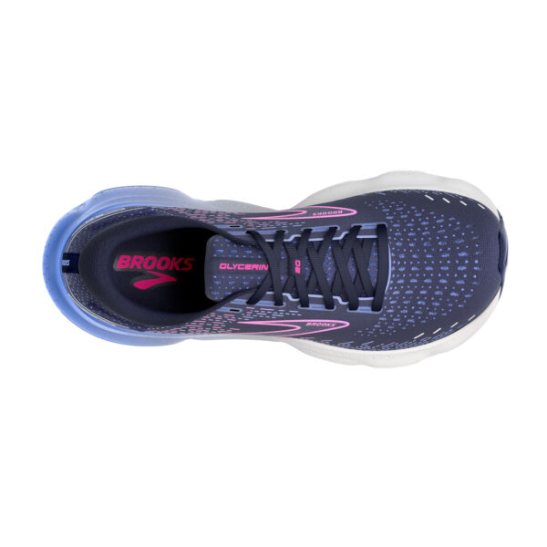 Brooks Women's Glycerin 20 - Peacoat/Blue/Pink - Image 5